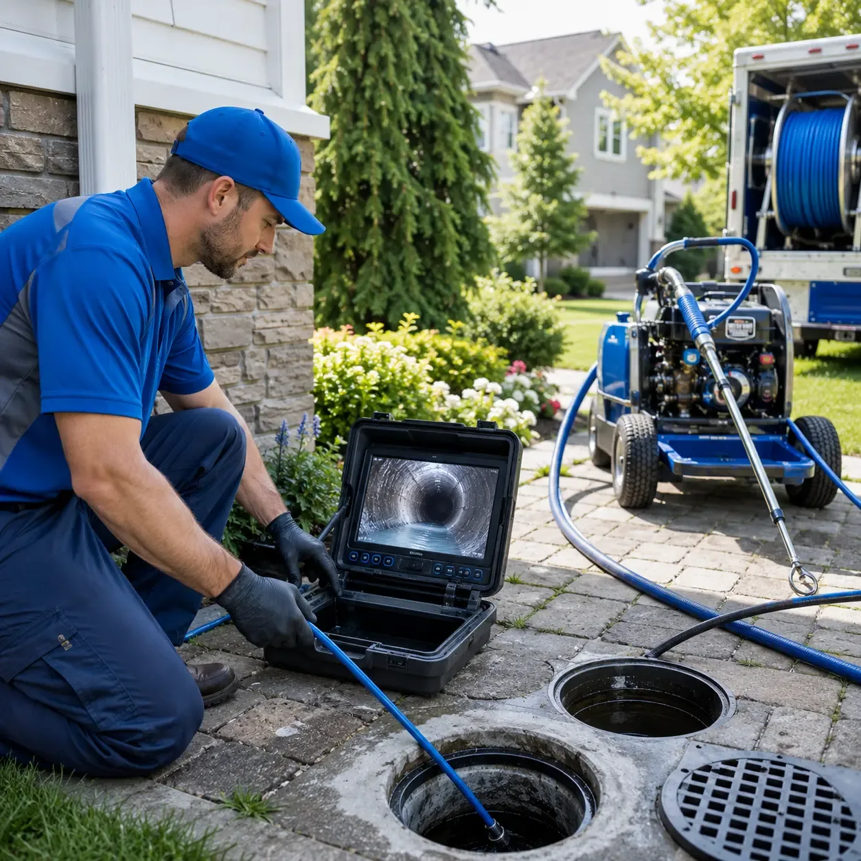 Outdoor drain cleaning professionals serving Memphis, MI